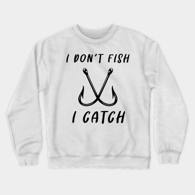 funny fishing Crewneck Sweatshirt by first12